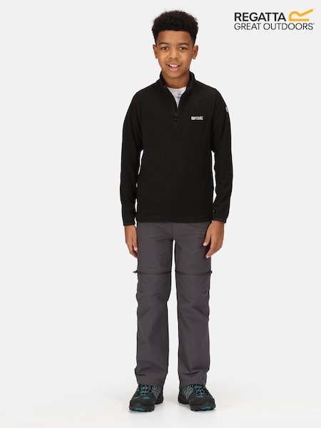 Regatta Black Loco Half Zip Fleece (N58306) | €9