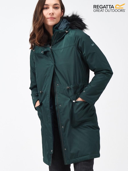 Regatta Green Lellani Waterproof Insulated Thermal Jacket (N58371) | €37