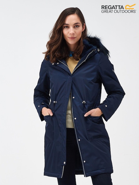 Синий - Regatta Lellani Waterproof Insulated Thermal Jacket (N58465) | €58