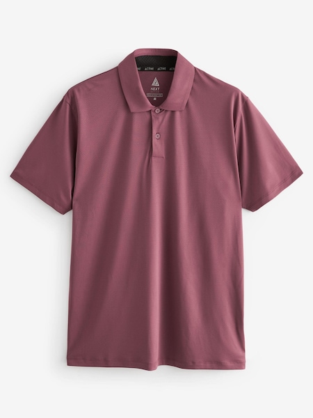 Pink Textured Golf Polo Shirt (N58621) | €10