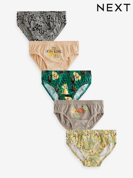Lion King Briefs 5 Pack (1.5-10yrs) (N58634) | €14 - €15