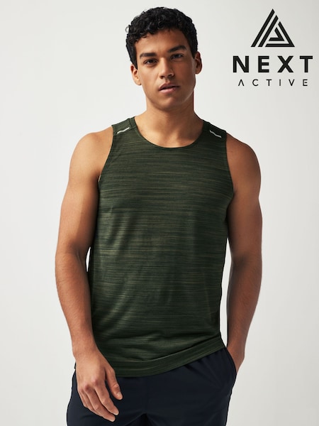 Khaki Green Active Mesh Gym Vest (N58706) | €5