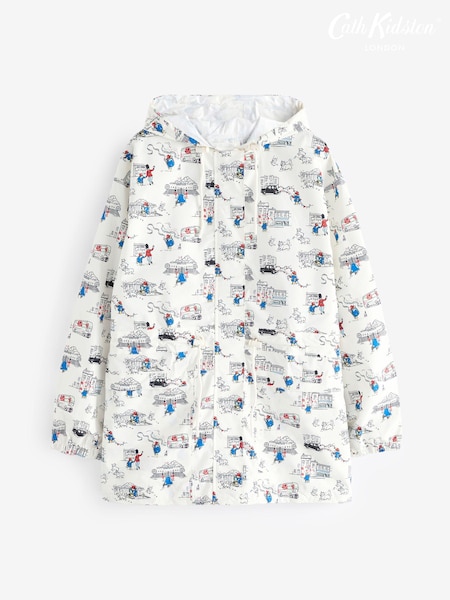 Cath Kidston White Womens Cath Kidston Paddington Rain Jacket (N58856) | €56