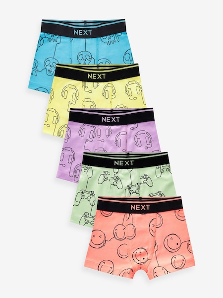 Imprimeuri Gamer Pastel - Pachet Trunks 5 (2-16ani) (N59103) | 81 LEI - 109 LEI