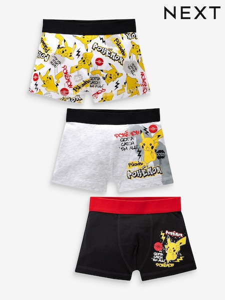 Pokemon - License Trunks 3 Pack (1.5-14yrs) (N59129) | ‏55‏₪ - ‏63‏ ₪