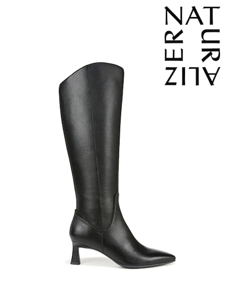 Schwarz - Naturalizer Deesha Leather Knee High Boots (N59132) | 206 €