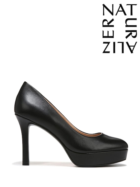 Naturalizer Court Leather Black Shoes (N59153) | R$ 1,380
