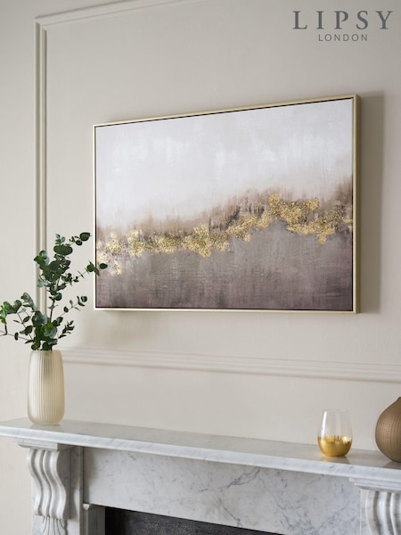 Lipsy Ombre Gold Foil Wall Art (N59641) | €95
