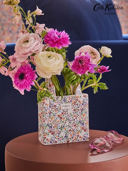 Cath Kidston Pink/Blue Floral Vase (N59648) | €29