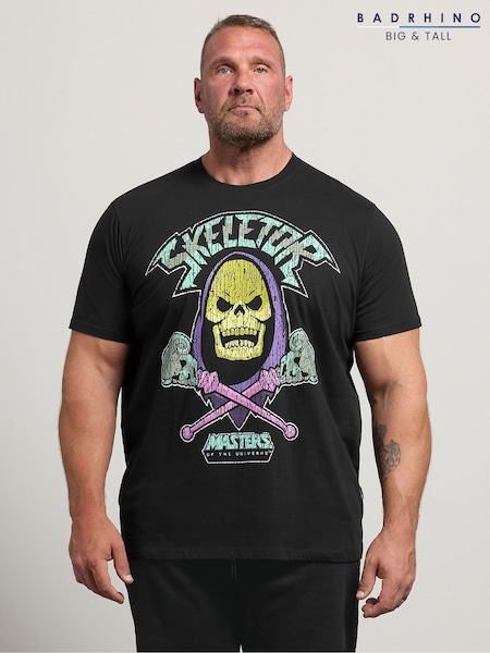 Black - Regular Badrhino Big & Tall Masters Of Universe T-shirt