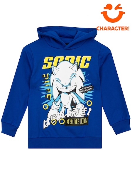 Character Blue 100% Cotton Sonic Hoodie (N59845) | AED105