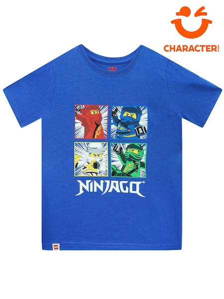Character Blue 100% Cotton Lego Ninjago T-Shirt (N59878) | €17