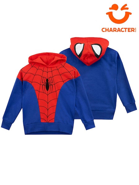Character Red 100% Cotton Spiderman Hoodie (N59881) | 104 QAR