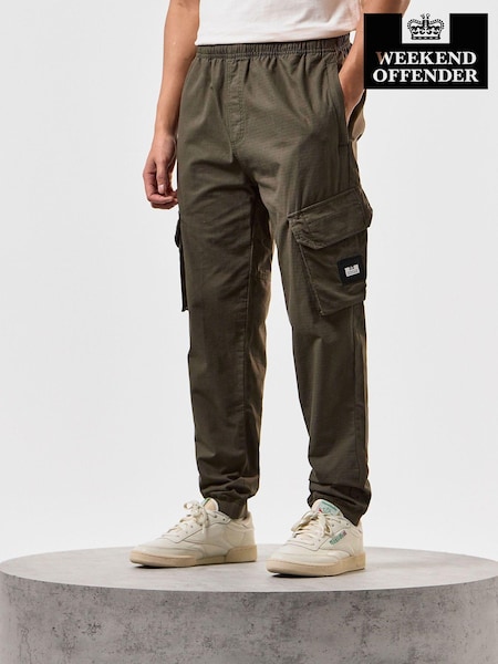 Weekend Offender Mens Pianemo Cotton Cargo 100% Cotton Trousers (N60779) | AED218