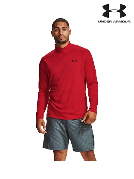 Under Armour Dark Red Tech Quarter Zip Fleece (N61037) | €54