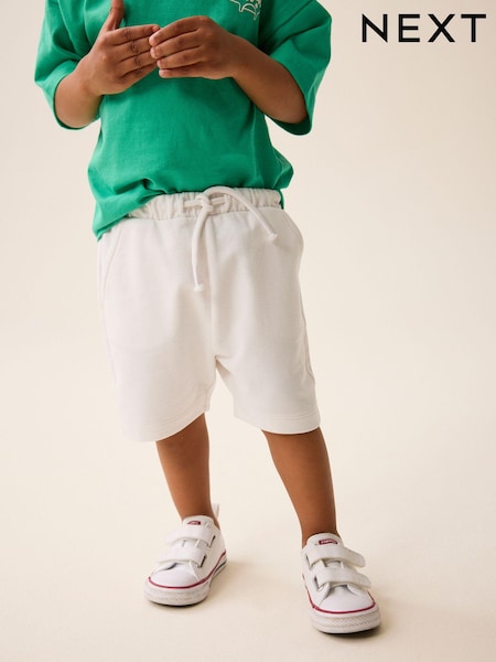 Weiß - 100% Cotton Jersey Shorts (3mths-7yrs) (N61064) | 4 € - 6 €