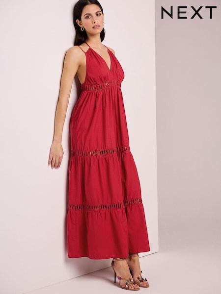 Red Summer Tiered Dress (N61117) | €17