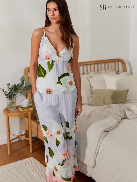 B by Ted Baker Silver Viscose Cami Pyjama Set (N61140) | €39