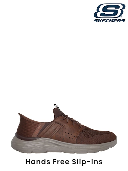 Skechers Brown Garner Newick Slip In Trainers (N61504) | €112