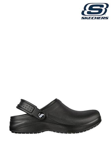 Skechers Black Work Arch Fit: Riverbound Pasay Slip Resistant Clogs (N61513) | €47