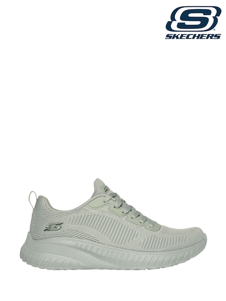 Skechers Green Womens Bobs Squad Chaos Face Off Trainers (N61518) | €84