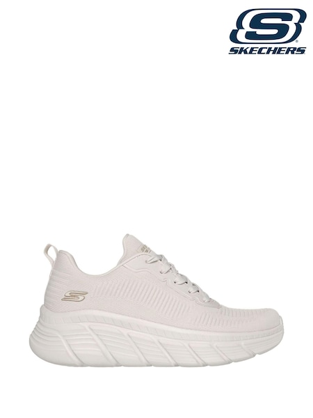 Skechers Cream Womens Bobs B Flex Hi Flying Trainers (N61520) | €78