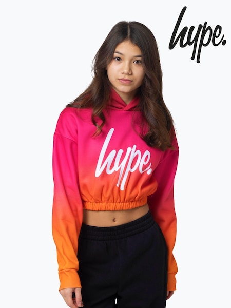 Hype. Girls Orange Fade Hoodie (N61631) | 125 LEI