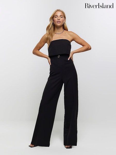 River Island Blazer Bandeau Jumpsuit (N61747) | 268 LEI
