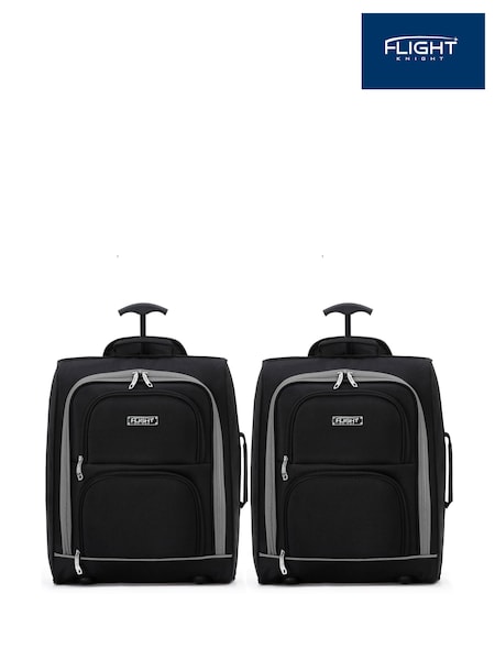 Flight Knight Soft Cabin Carry-on Bag, Compatible 100+ Airlines 2 Wheels Luggage (N62187) | €63