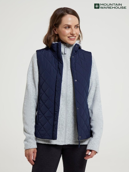 Mountain Warehouse Womens Braila Water Resistant Quilted Padded Gilet (N62224) | €53