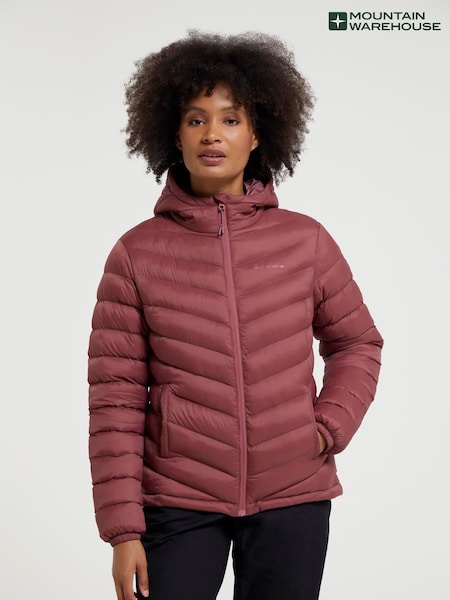 Mountain Warehouse Pink Seasons Womens Water-Resistant Padded Jacket (N62252) | ₪322