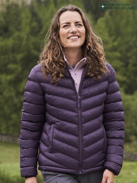 Mountain Warehouse Purple Seasons Womens Water-Resistant Padded Jacket (N62260) | €92