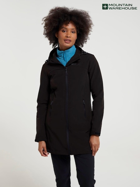 Mountain Warehouse Womens Exodus Water Resistant Softshell Coat (N62265) | 375 LEI