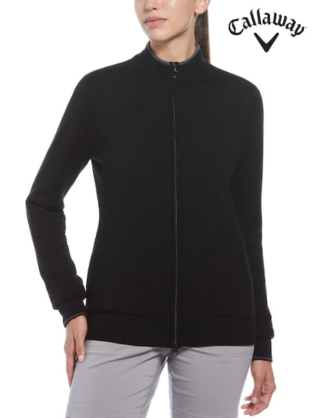 Callaway Apparel Ladies Blue Golf Lined Windstopper Full Zipped Sweater (N62358) | €99