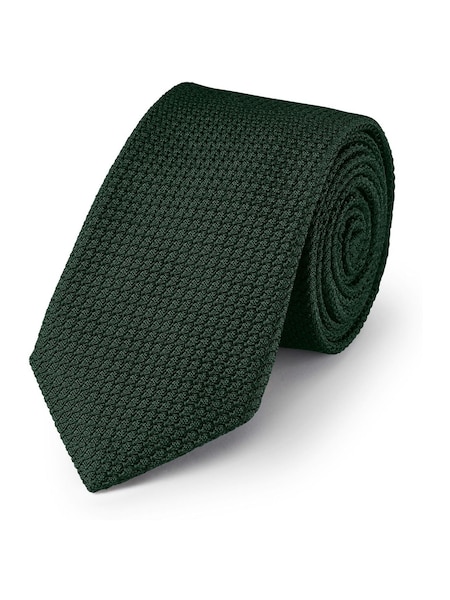 Charles Tyrwhitt Green Grenadine Italian Tie (N62559) | 297 QAR