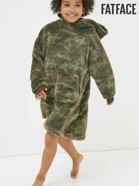 FatFace Green Oversized Camo Hoodie (N62890) | € 8