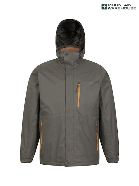 Mountain Warehouse Dark Green Mens Bracken Extreme Waterproof 3-In-1 Jacket (N63054) | €212