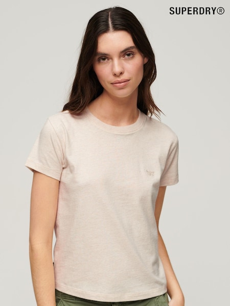 Vaalea beige - Superdry Essential Logo 90's T-shirt (N63481) | €32