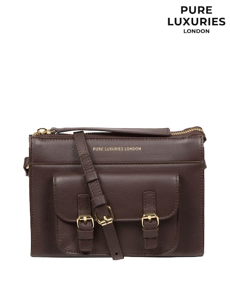 Pure Luxuries London Monica Nappa Leather Cross-Body Bag (N63624) | €75