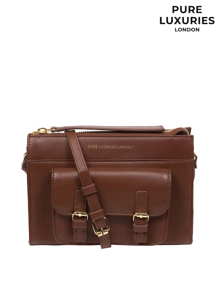 Pure Luxuries London Monica Nappa Leather Cross-Body Bag (N63625) | € 92