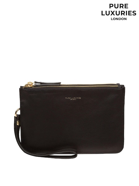 Schwarz - Pure Luxuries London Addison Nappa Leather Clutch Bag (N63655) | 61 €