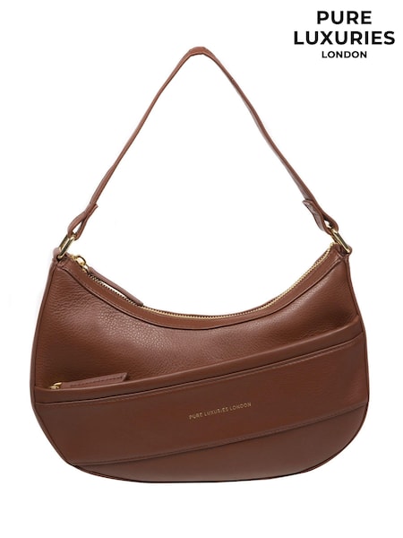 Tanfärgad - Pure Luxuries London Emma Nappa Leather Grab Bag (N63673) | kr1 030