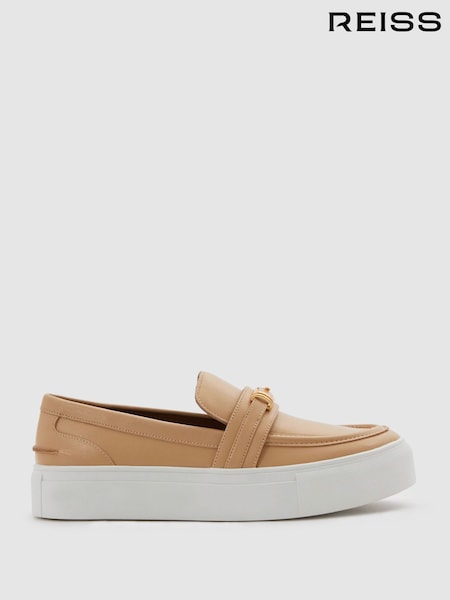 Reiss Adelina Leather Loafer Trainers (N63774) | ‏1,079‏₪
