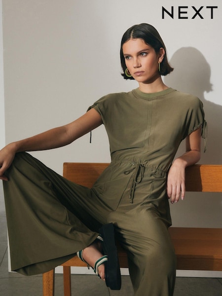 Khaki Green Utility Jumpsuit (N63909) | €24.50