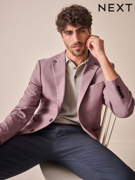 Vaaleanpunainen - Motionflex Stretch Jersey Blazer (N63948) | €76