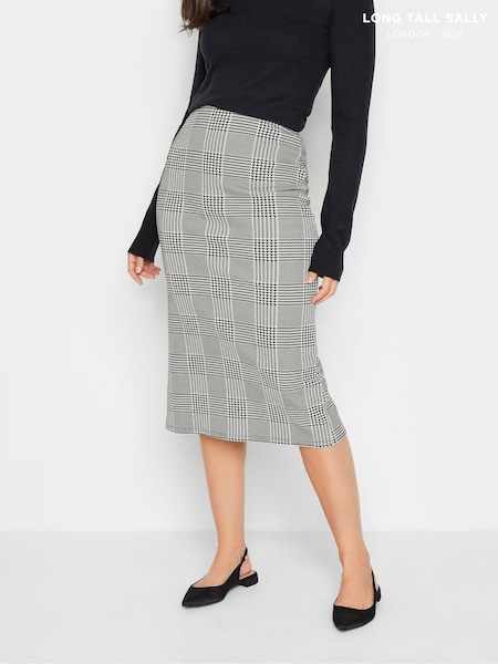 Long Tall Sally Mono Check Midi Skirt (N64273) | 22 €