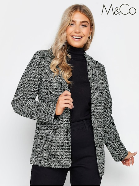 M&Co Black Boucle Blazer (N64311) | €73
