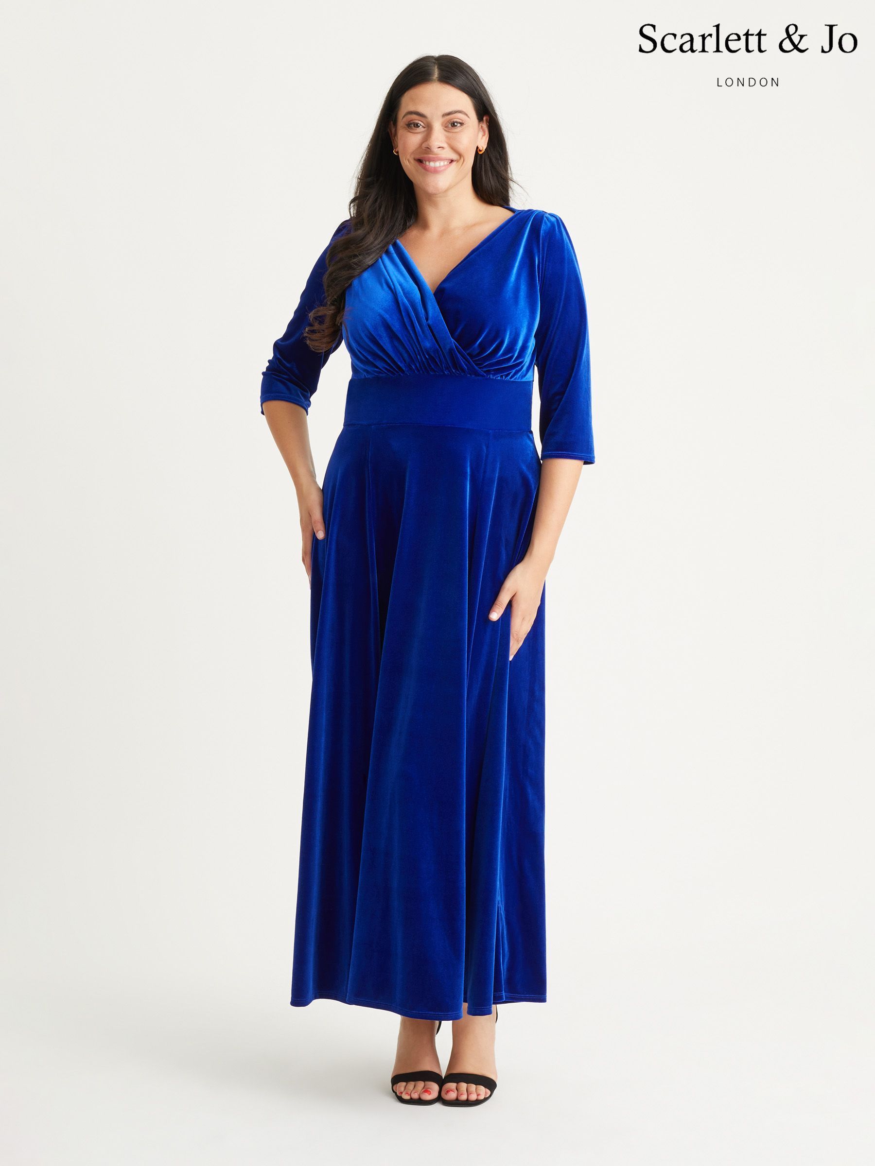 Scarlett & Jo Black Midi Partywear Dresses | Next Luxembourg
