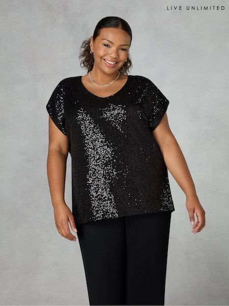 Live Unlimited Sequin T-Shirt (N64520) | €16.50
