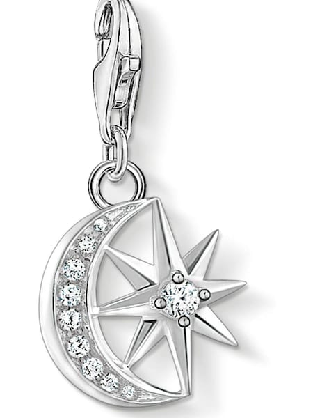 Thomas Sabo White Dreamy Star & Moon Charm Pendant (N64780) | €44